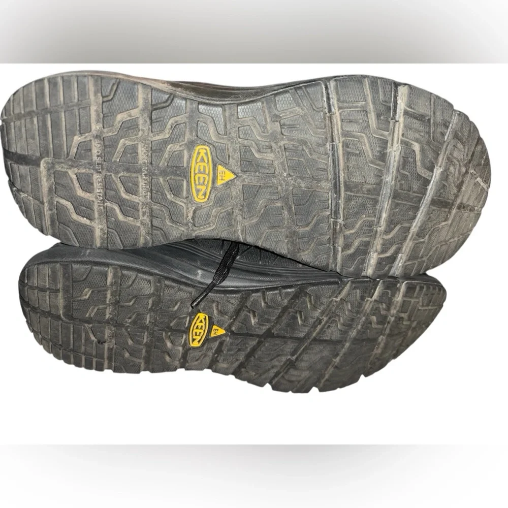 Keen Utility vista Work Shoes Black  Mesh Lace up Alloy Toe Size 9.5M